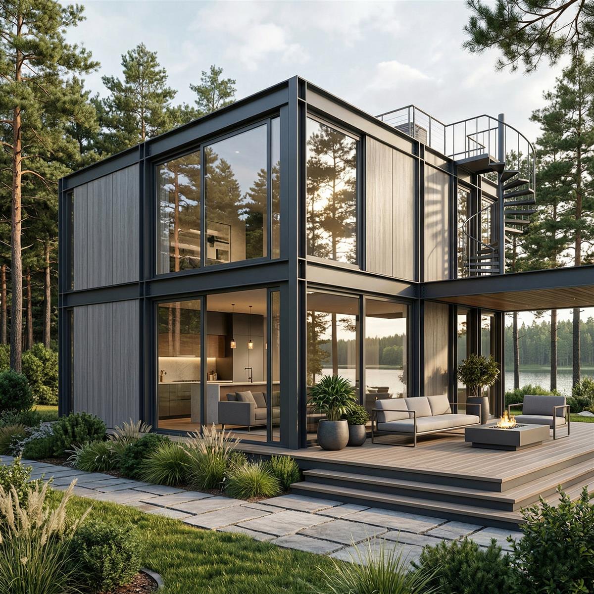 Hafif Çelik Villa Modelleri Bandırma